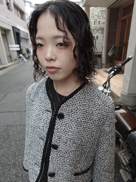 エヴリンアンドペイジ(Evelyn&paige) ボブパーマ/ニュアンスパーマ【神戸元町/水原】