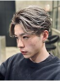 men's/メンズ/刈り上げセンターパート/フェザーパーマ/池袋