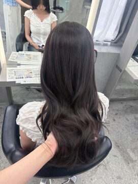 ボタン ハカタ(VOTAN hakata) 【柿本真優】グレージュカラー/透明感カラー/ブリーチなし