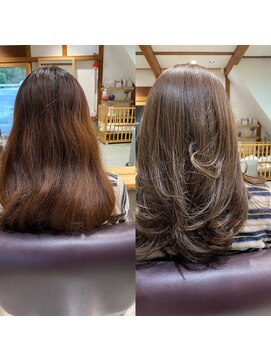 サトシオダクラ(SATOSHI ODAKURA) 透明感たっぷりのグレージュカラー