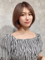 ミリバイアフロート(MIRI by AFLOAT) 【立松佳祐】韓国レイヤー 顔周りカット グレージュ 30代