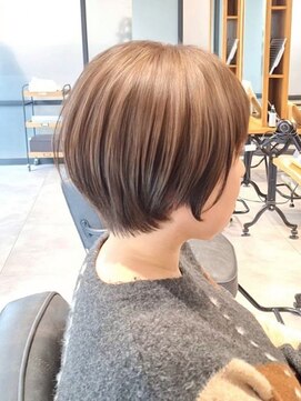 ヘアーカッティングガーデン ジャック モアザン 梅田店 ボブ/ショートボブ/ハイライト/30代/40代/大人女性/白髪ぼかし