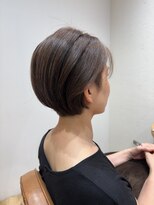 ヘアポケット スタイル店(HAIR POCKET) えりあしソフトに刈り上げたショートボブ