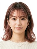360°隙のない上品ツヤ感ピンクのミディ