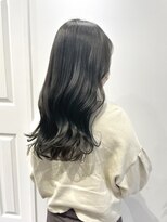 エンネ 新宿(enne) オリーブグレージュ/カーキアッシュ/艶髪/髪質改善/暗髪