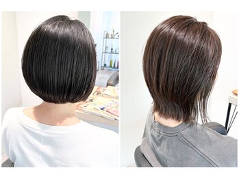 ストフ(stof)の写真/髪のお悩みや希望に寄り添い、居心地の良い空間を提供。経験を積んだオーナーのマンツーマンサロン◎