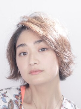 アフロディーテ 銀座(APHRODITE GINZA) 黒髪/グレーベージュ/レイヤーロング/前髪パーマ/銀座