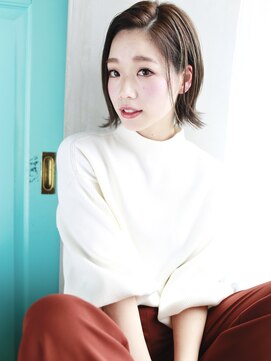 バース(BIRTH) 天神【BIRTH】大人かわいい外ハネ耳かけ美髪ワンサイドショート