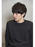 pesca那覇/スリークショート/七三オールバック/マッシュウルフ