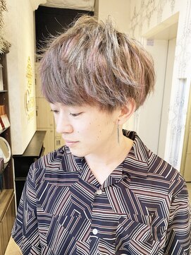 ジアン バイ ミルボン NU茶屋町+(GIEN by milbon) K-POPアイドルメンズマッシュスタイル