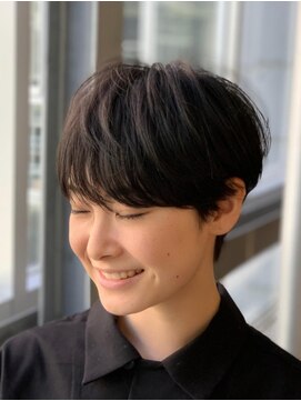 ジーグロウ 札幌大通(G grow) 【札幌G grow】ナチュラルお洒落ショート×ステップボーンカット