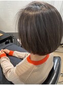 大人ツヤボブ 髪質改善