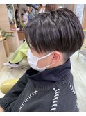 刈り上げセンターパート