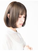 シークレットカラー・ブリーチなし透明感カラー