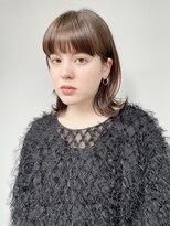 レジュアル(RESSUAL) こなれミディ透明感カラー秋色オリーブグレージュ