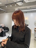 ウッド(uood)&nbsp;【uood】ブリーチなしピンクブラウン