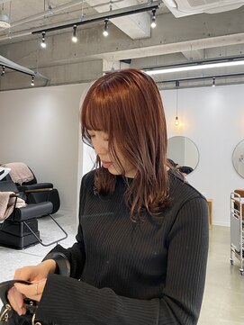 ウッド(uood) 【uood】ブリーチなしピンクブラウン