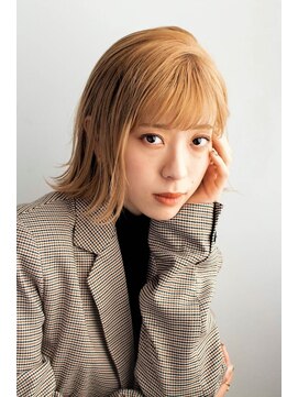 ノイ 千歳船橋(noi) 斜めバング/グレージュカラー/デザインカラー/シルキーベージュ