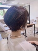 【 Ｉ. 】30代からの襟足すっきり前下がりショートボブ　川口