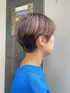 フェイス 石川町 (FACE) 丸みとクビレハンサムショート柔らかカラー/HONOKA