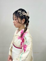 セダクション 道後樋又店(Seduction)&nbsp;松山市/10代/20代/卒業式2・サイド編みおろし