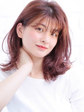 ヘアアンドメイク ビス イオンモール八幡東店(Bis!) 【Bis!八幡東/担当：坂口】 ピンクボブディ