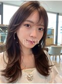毛先ワンカール×レイヤーカット×小顔カット　20代30代40代