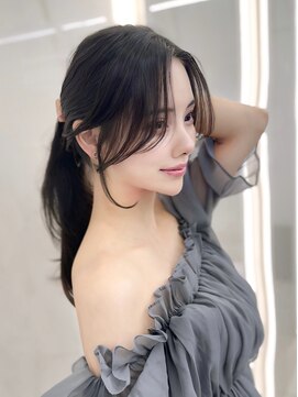 コア 銀座(COA) 小顔レイヤー 前髪顔周り髪質改善縮毛