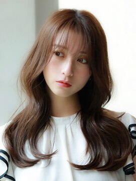 オーシャントーキョー サニー 原宿(OCEAN TOKYO Sunny) 韓国ヘアレイヤーカット顔まわりレイヤーくびれヘアコテ巻き