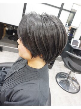 ヘアテリア リュウ 大塚(hair teria ryu) ショートボブ/アッシュブラウン