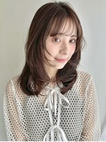 ローネス(LONESS) レイヤーカット/ブラウンベージュ/ミディアム