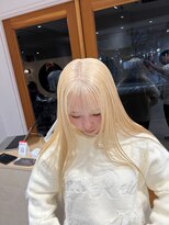 スタン 渋谷(Stam)&nbsp;ホワイトブロンドハイトーン抜きっぱなしケアブリーチ渋谷駅