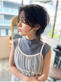 Hair by ryu 【ハンサムウルフ　黒髪ショート】