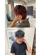 takumiその３【 パーマで、毎日ラクに決まる。】【マッシュだからこそ、遊べる髪型。】