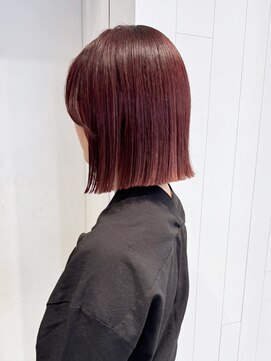 アイティーバイアルバム 松戸店(IT by ALBUM) ボブ美髪チェリーブラウン_ba538892