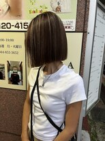 サロンドミルク 溝の口店(salon de MiLK)&nbsp;10代20代30代/ボブ/タッセルカット/ハイライト［溝の口］