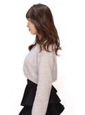 巻き大人スタイル　ふんわりカールでお手入れ簡単♪