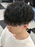 メンズカット+特殊パーマorデザインパーマ＋持続力UPトリートメント ￥11000