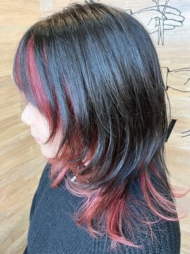 ヴィー ヘアー ファッション バー(VII hair.fashion.bar) インナーレッド