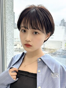 アフロート ルヴア(AFLOAT RUVUA) 「岩田莉奈」40代50代に人気の似合わせ丸みショートボブ 新宿