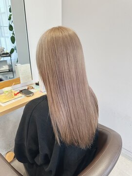 エン(eNN) ダブルカラー・ミルクティベージュ・ケアブリーチ・