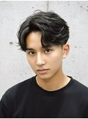 フェザーパーマニュアンスパーマシャドウパーマメンズサロン眉毛