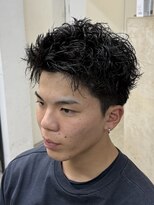ジレス(Jiles) 【スパイキーショート】【ピンバーマ】【メンズショート】