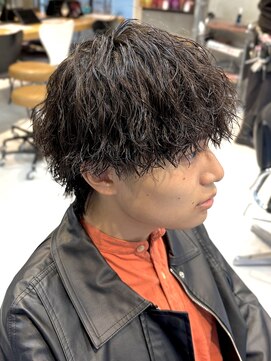 エリマ 調布(elima) 調布メンズパーマツイストスパイラルパーマッシュウルフカット