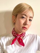  fit stand 千葉/ショートボブ/カット/パーマ/ダブルカラー/トリートメント/縮毛矯正&nbsp;イメチェン/ピンクベージュ/アンブレラカラー[千葉]