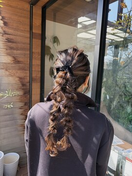 ヘアー アンベリール(HAIR EMBELLIR) お呼ばれアレンジ