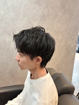 ザ クラン バイ ヘッドライト 仙台長町店(THE CLAN by HEADLIGHT) ナチュラルショートマッシュ×ツイストスパイラルパーマ