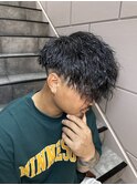 縦落ちツイストスパイラルパーマ