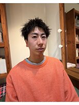 ビハインドザカーテン(BEHIND THE CURTAIN)&nbsp;【セットが簡単】スパイキーショート×ワックス仕上げ