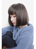 ナチュラルストレートパーマボブ
